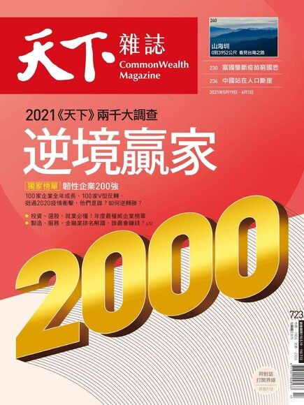 天下雜誌兩千大調查 2020