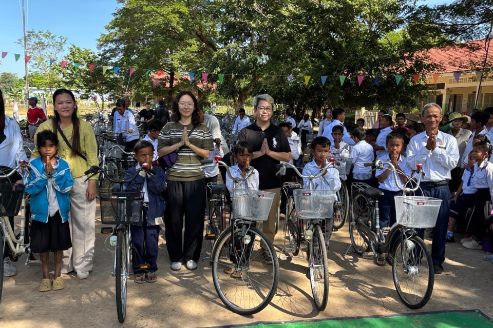 2026 Bike to School 送愛到柬埔寨：愛心不間斷，溫暖再出發
