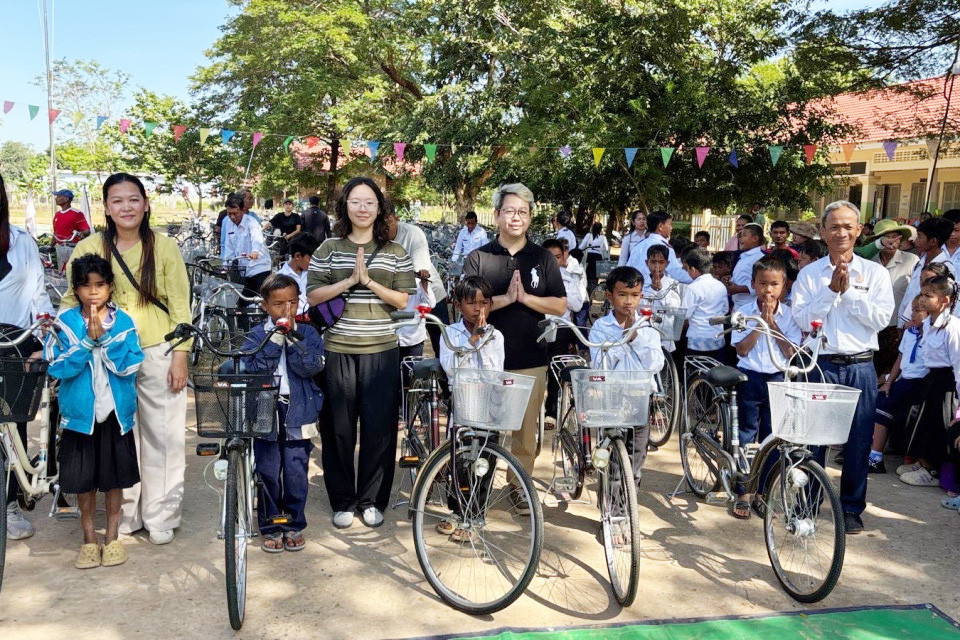 2026 Bike to School 送愛到柬埔寨：愛心不間斷，溫暖再出發